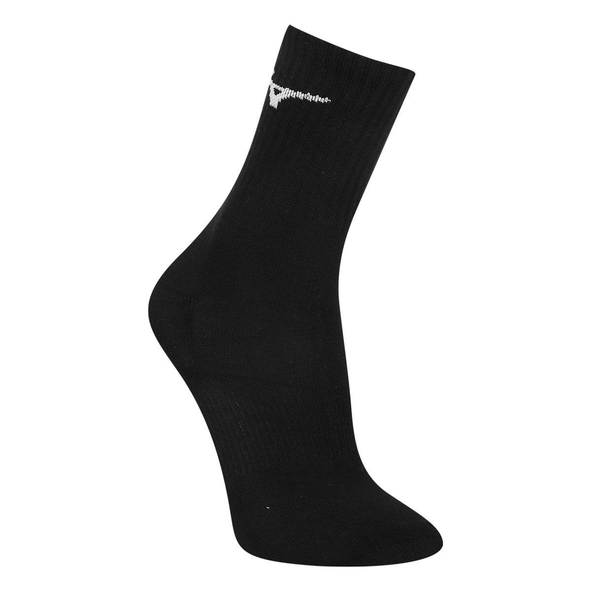 Kit Meia Cano Médio Mizuno Prime 3 Pares - 4