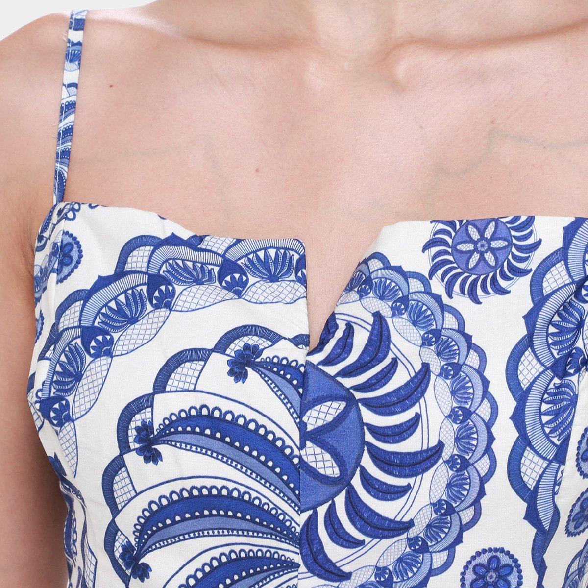 Vestido Longo Farm Delicadeza de Banana - 3