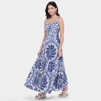 Vestido Longo Farm Delicadeza de Banana