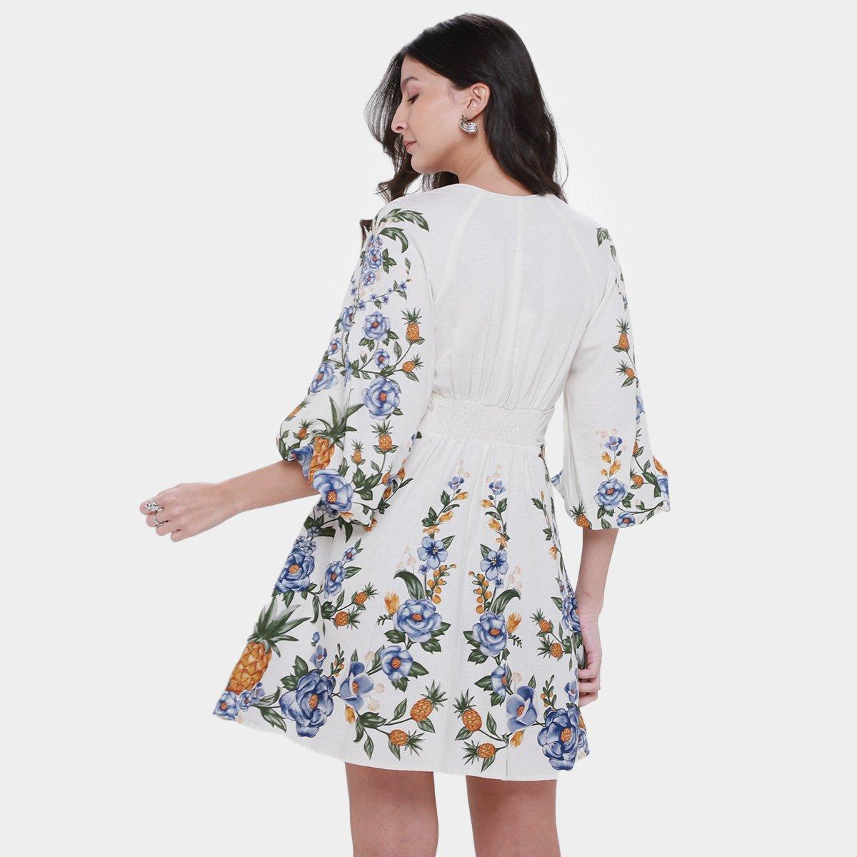Vestido Curto Farm Floral Penelope E - 2