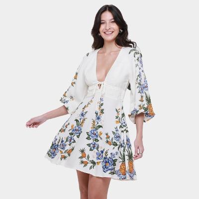 Vestido Curto Farm Floral Penelope E