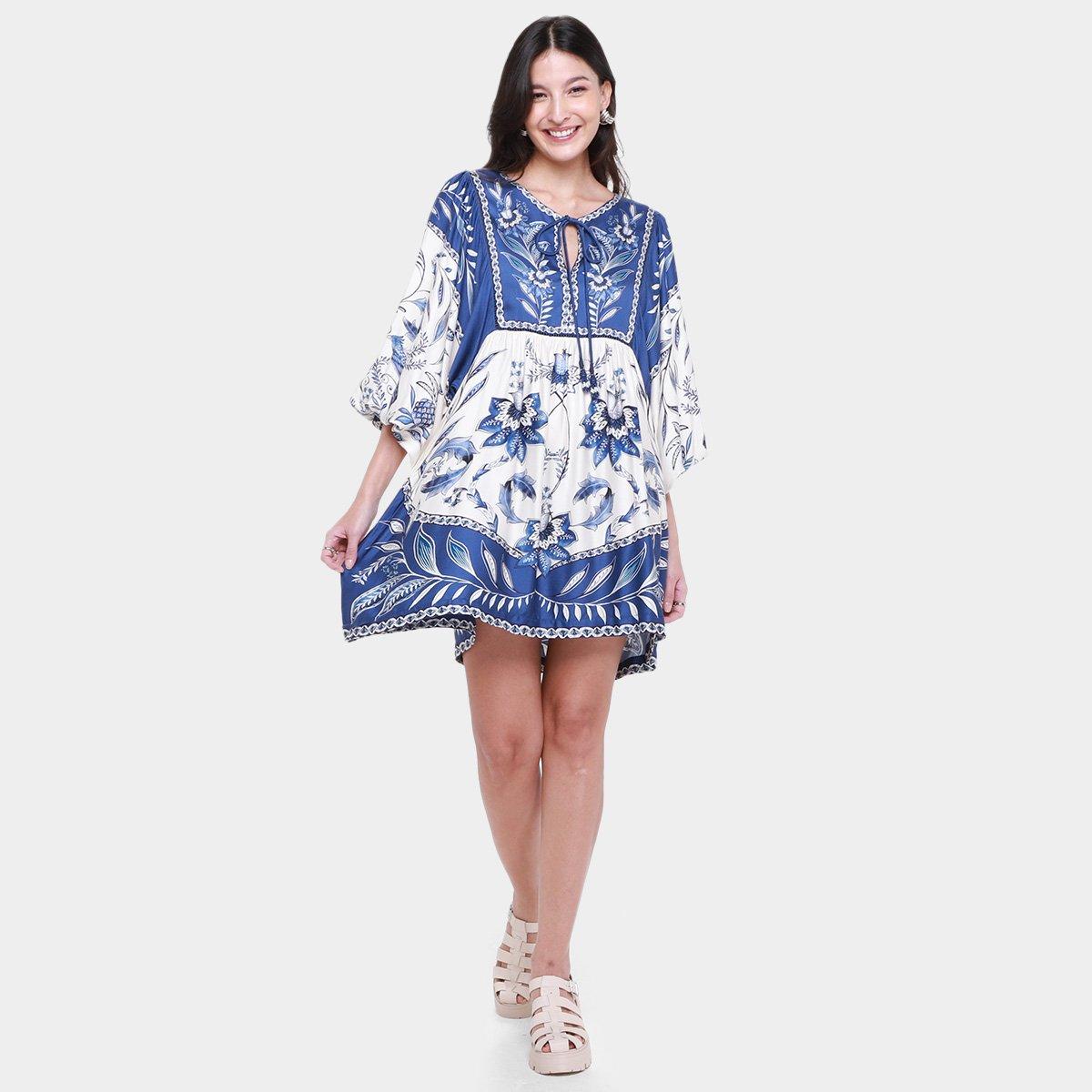 Vestido Curto Farm Nina - 5