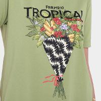 Camiseta Farm Fit Bouquet Tropical - 3