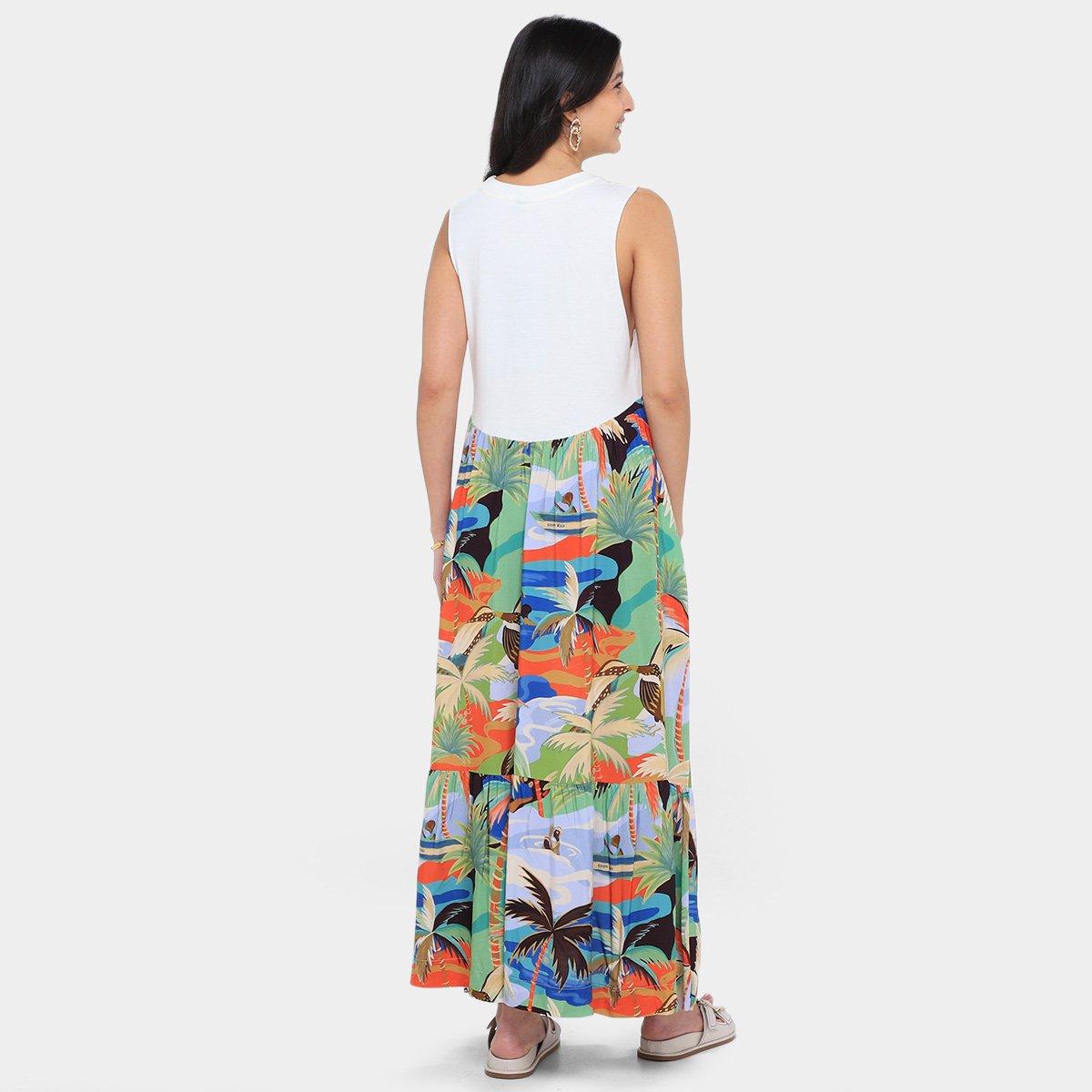 Vestido Cropped Farm Araras Galho - 2