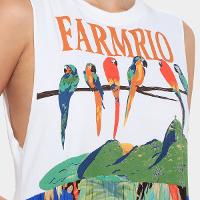 Vestido Cropped Farm Araras Galho - 3