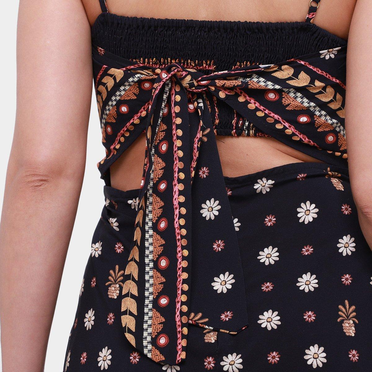 Vestido Curto Farm Lenço Lili - 5