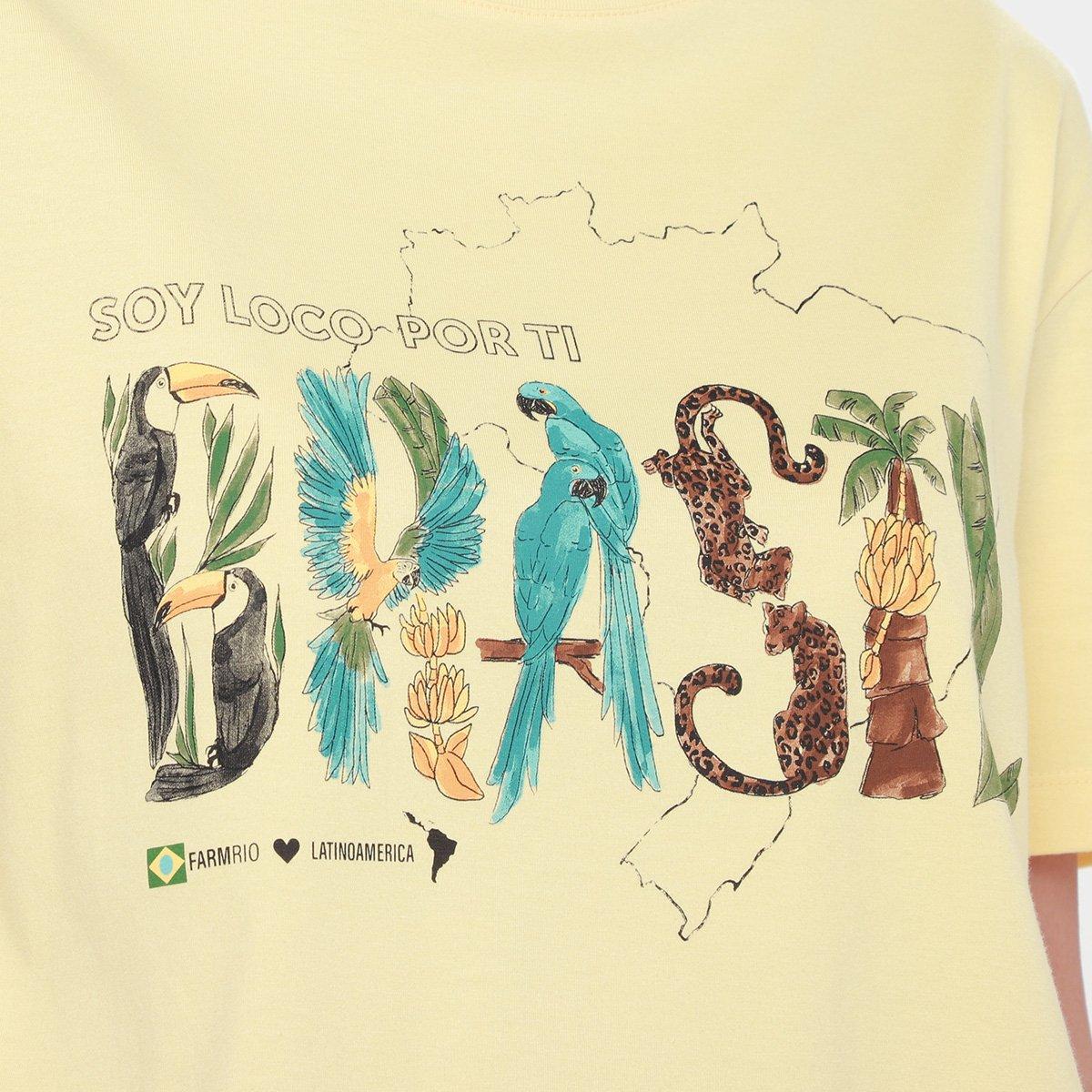 Camiseta Farm Soy Brasil Selo - 3