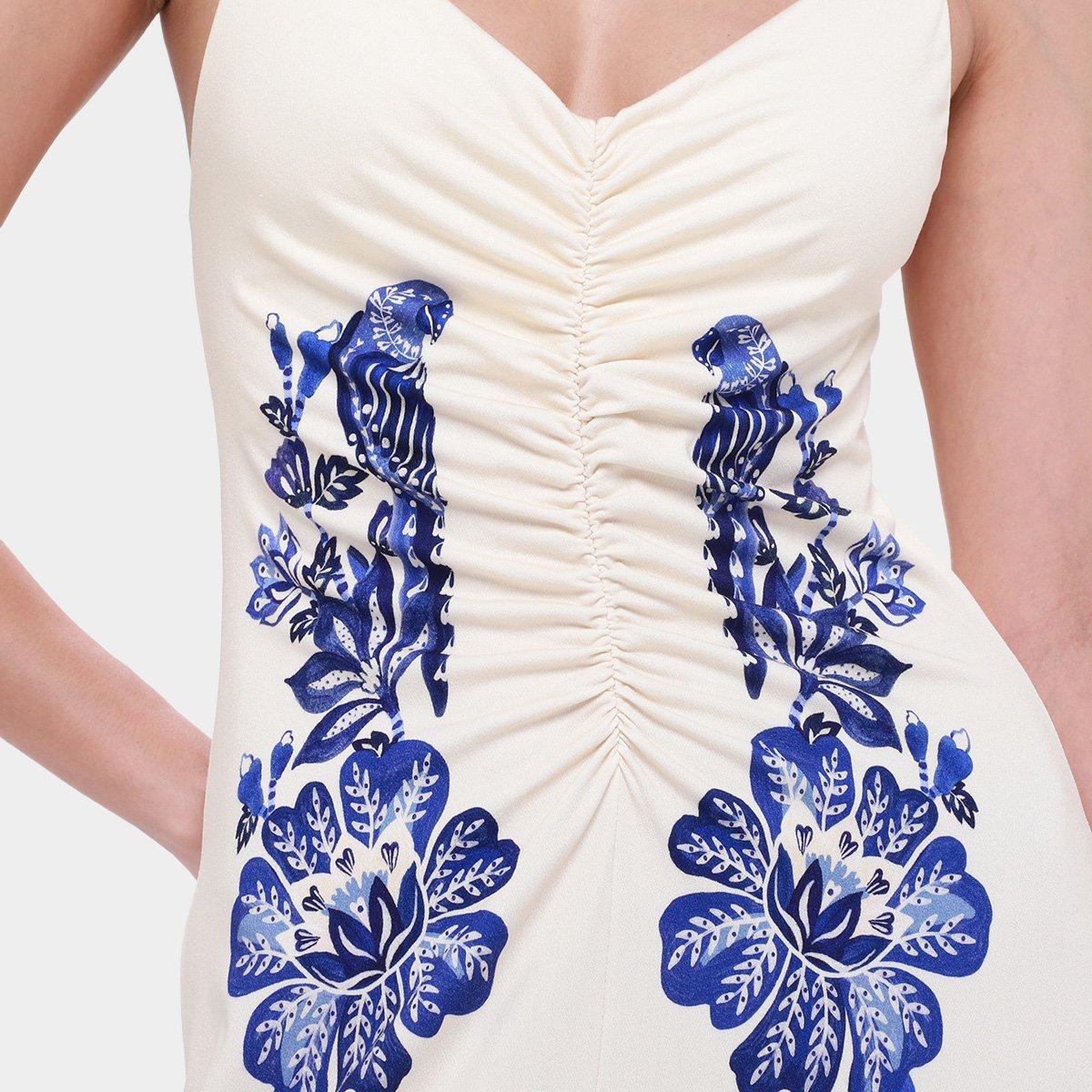 Vestido Midi Farm Coqueiro Tropical - 3