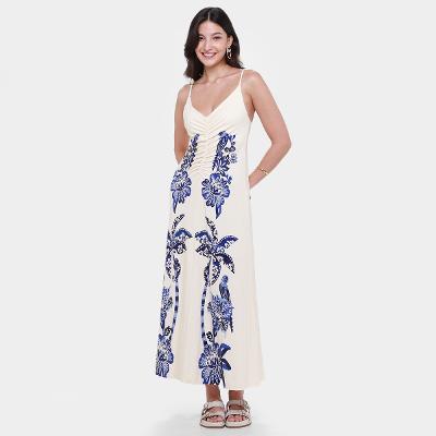 Vestido Midi Farm Coqueiro Tropical