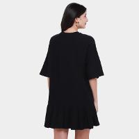 Vestido Curto Farm Pregas do Rio Flor - 2