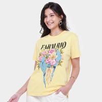 Camiseta Farm Fit Flores e Passáros - 1