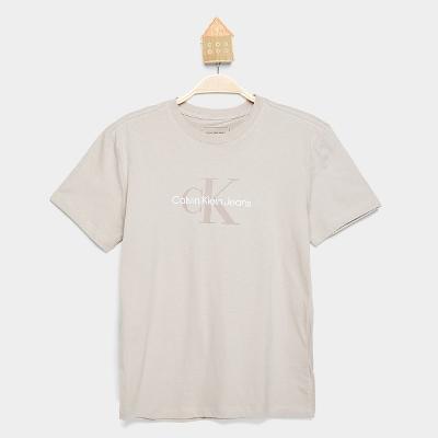 Camiseta Infantil Calvin Klein Logo Reissue I
