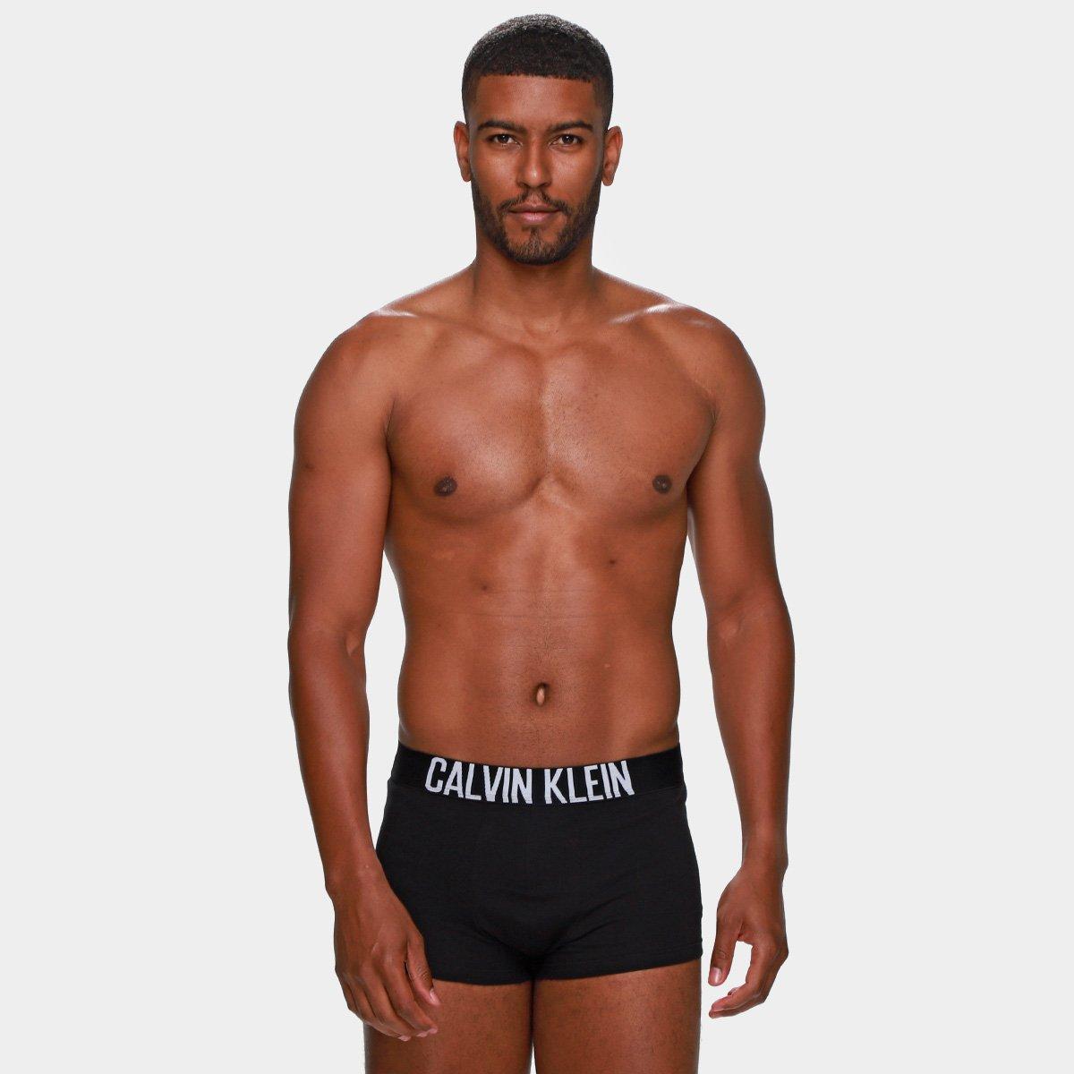 Kit Cueca Boxer Calvin Klein Trunks Intense Power - 3 Peças - 2
