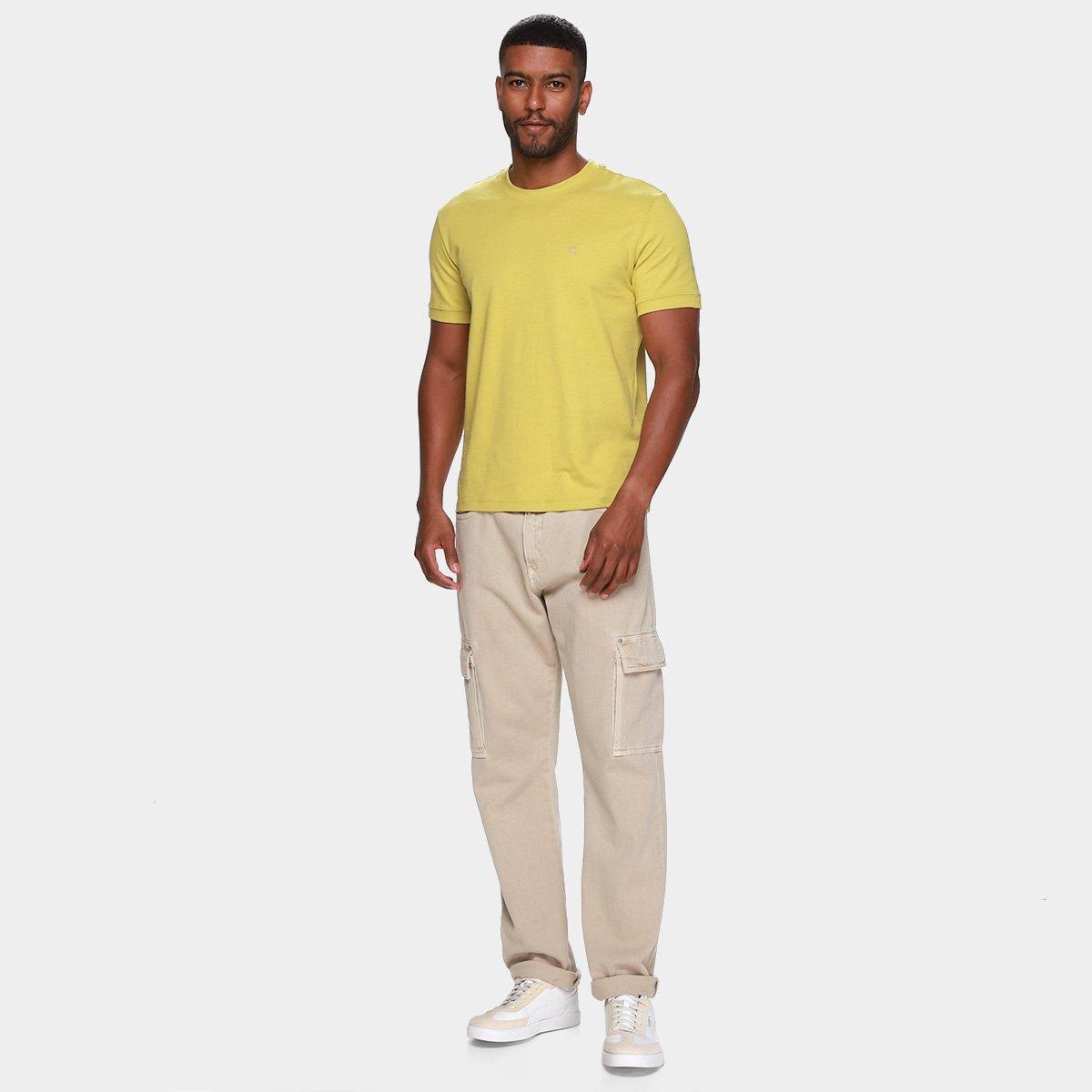 Camiseta Calvin Klein Malhão Com Punhos Masculina - 4