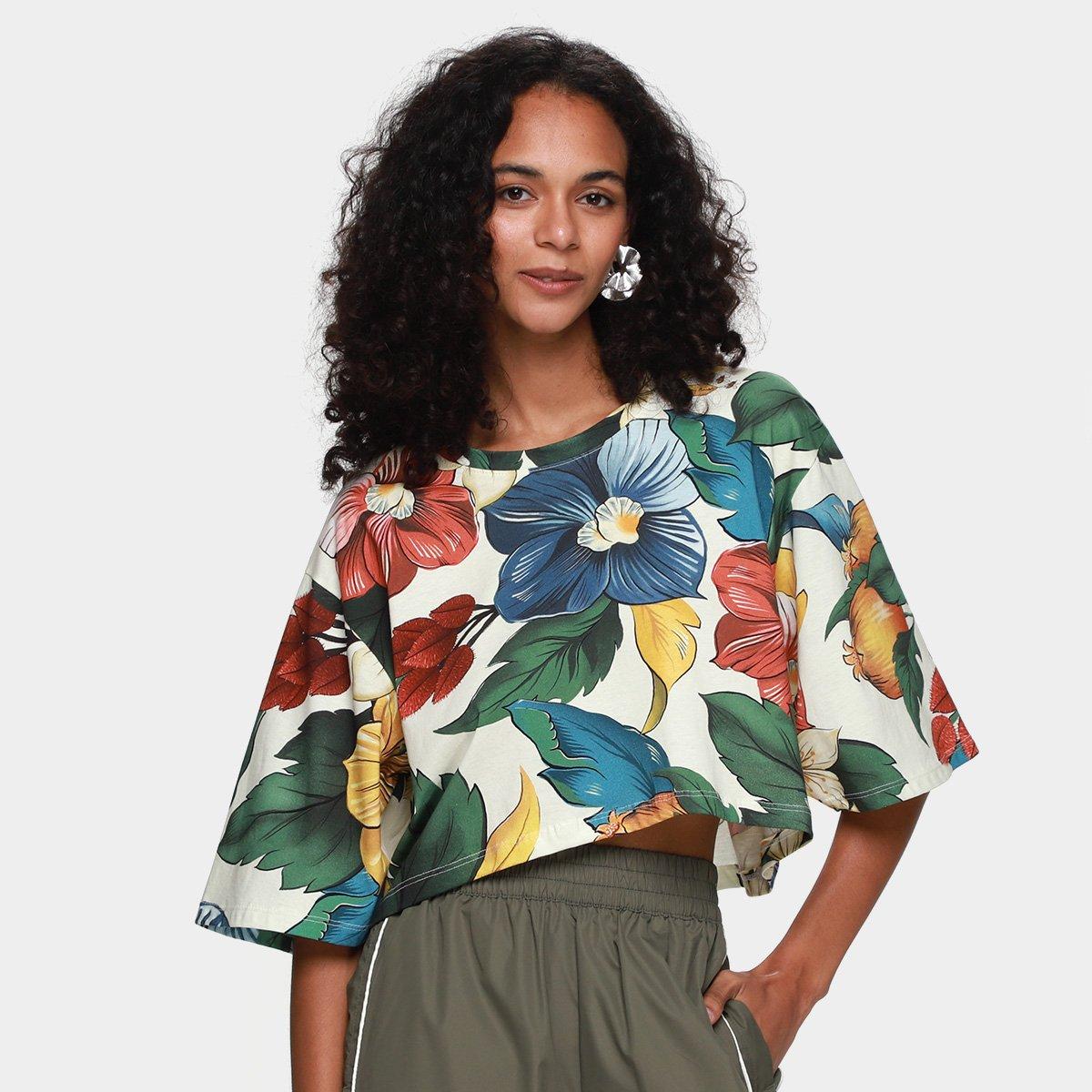 Camieseta Cropped Farm Tropicalzinho - 1