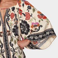 Vestido Curto Farm Flor de Fita - 3