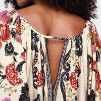 Vestido Curto Farm Flor de Fita