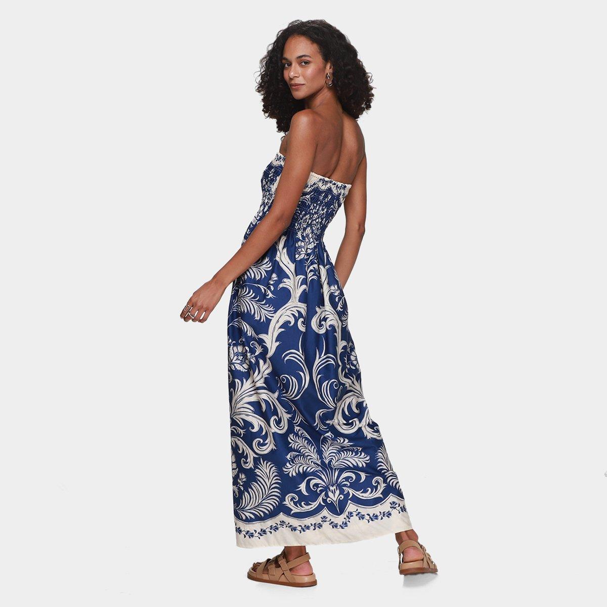 Vestido Midi Farm Santorini - 2