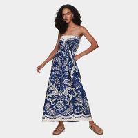 Vestido Midi Farm Santorini - 1