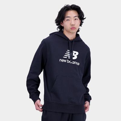 Blusa Moletom New Balance Essentials Basic c/ Capuz Masculina