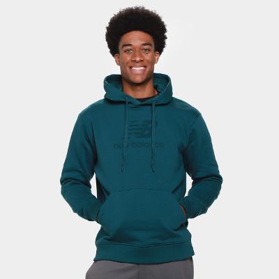 Blusa Moletom New Balance Essentials Basic c/ Capuz Masculina